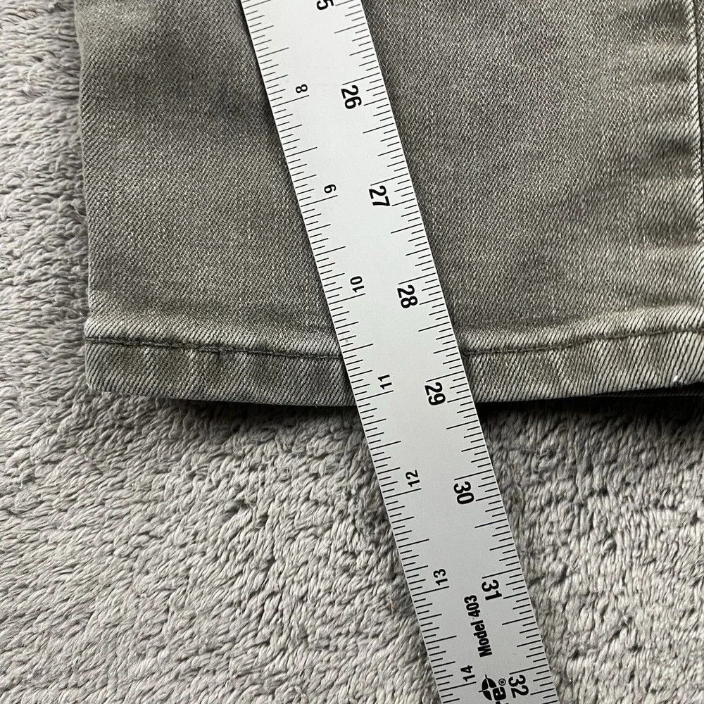 Levis 502 Taper Fit Jeans‎ Mens 32x29 Gray Mid Rise